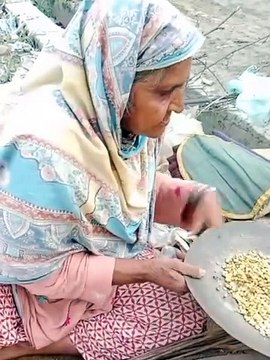 Very poor woman work for himself | punjab dey pind da culture ماں جی اپنے بچوں کے لیے رزق حلال کمانے میں مصروف