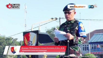 DANLANUD ADI SOEMARMO BUKA LATGANDA PRAJURIT SISWA SEMABA PK TNI AU ANGKATAN KE-53 DI LANUD ADI SOEMARMO