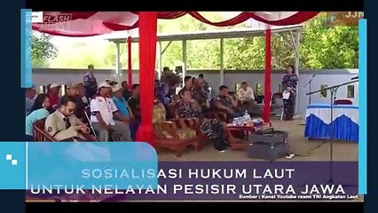 Berkejasama Dengan Pertamina EP Jatibarang Field, Lanal Cirebon Gelar Sosialisasi Hukum Dan Keamanan Laut