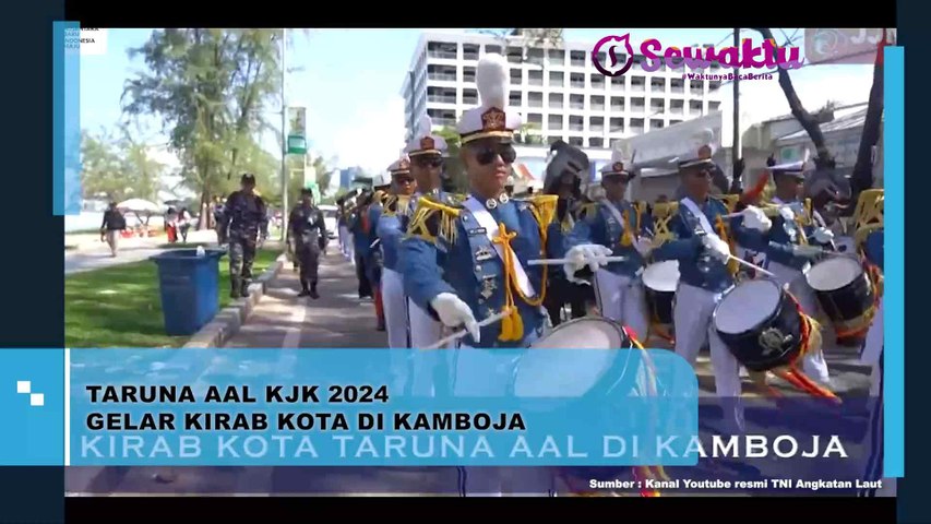 Taruna AAL KJK 2024 Mengadakan Kirab Kota Di Kamboja