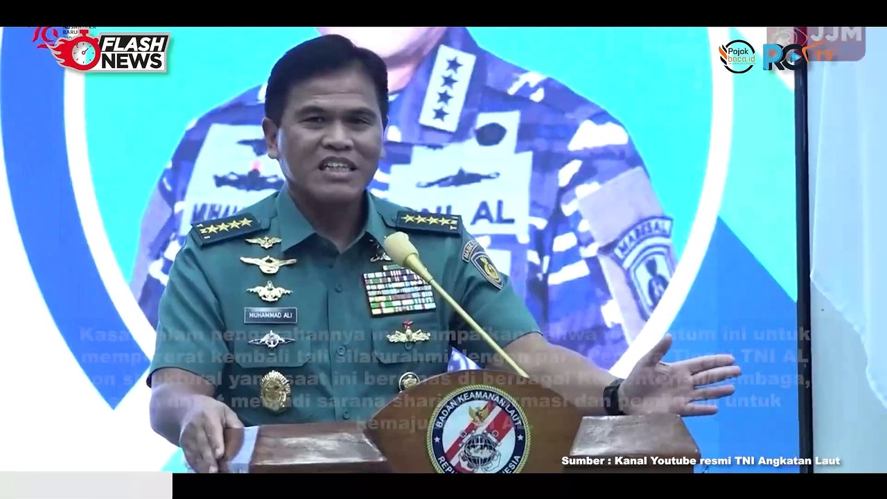 Kasal Beri Pengarahan ke Pati TNI AL Non Struktural Wilayah Jakarta di Bakamla RI