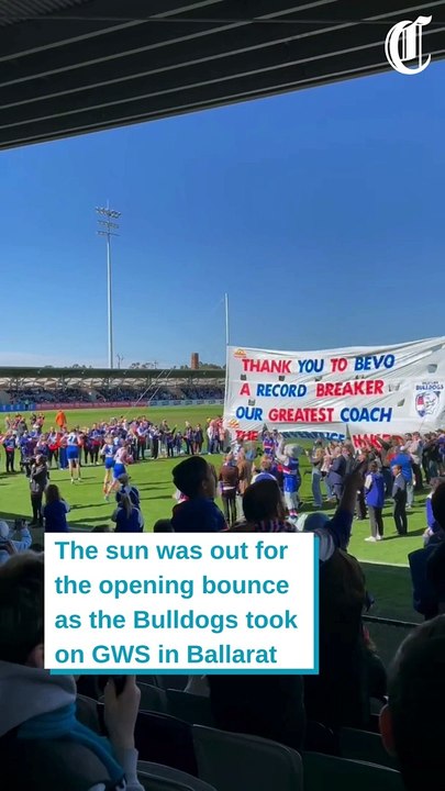 Western Bulldogs v Greater Western Sydney at Mars Stadium in round 24 of the 2024 AFL series.