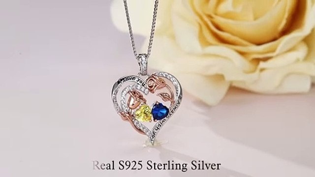 Barzel 18K Rose Gold Plated Created Opal Guardian Angel Necklace for Women, 18 Inches with 2 Inches Extension -