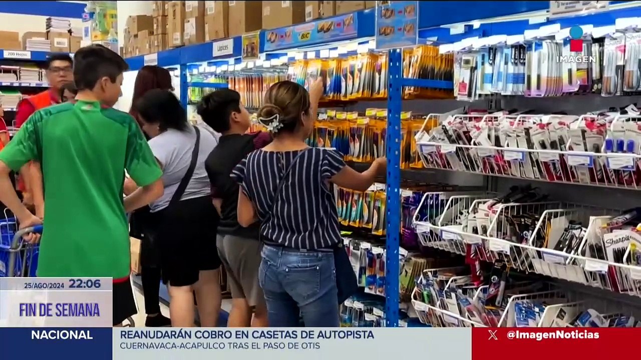 Regreso a clases 2024: Así se vivió la compra de útiles escolares en Monterrey