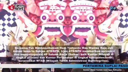 Menteri AHY Berikan Penghargaan Pada 46 Satuan Kerja Berpredikat Wilayah Tertib Administrasi Berintegritas