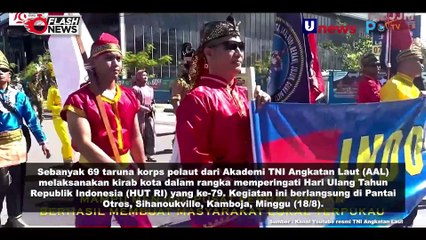 Taruna AAL KJK 2024 Gelar Kirab Kota dui Kamboja