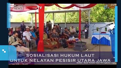 Berkerjasama dengan Pertamina EP Jatibarang Field, Lanal Cirebon Gelar Sosialisasi Hukum dan Keamanan Laut