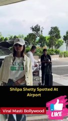 Shilpa Shetty Spotted At Airport