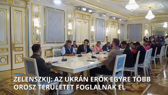 Zelenszkij: Újabb területeket foglaltak el az ukrán erők Kurszkban