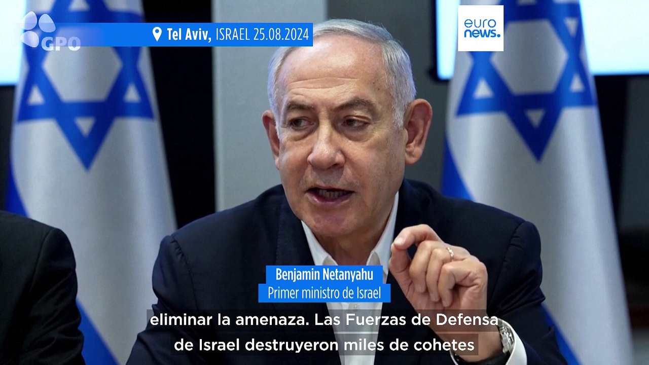Netanyahu advierte que los ataques del domingo contra Hizbulá "no son el final de la historia"