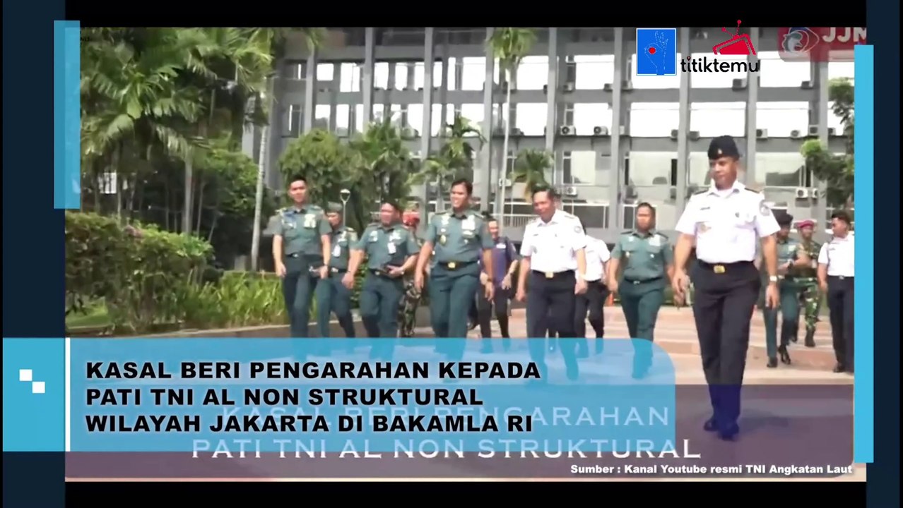 Pengarahan KASAL Kepada Pati TNI AL Non Struktural Wilayah Jakarta Di Bakamla RI
