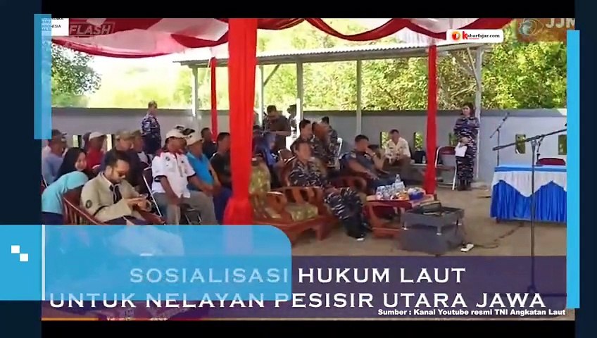 Bekerjasama dengan Pertamina EP Jatibarang Field, Lanal Cirebon Gelar Sosialisasi Hukum dan Keamanan Laut