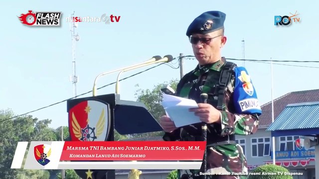 Danlanud Adi Soemarmo Buka Latihan Berganda Semaba di Pacitan