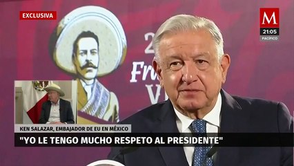 Ken Salazar pide unidad ante la polémica por reforma judicial entre AMLO y Morena
