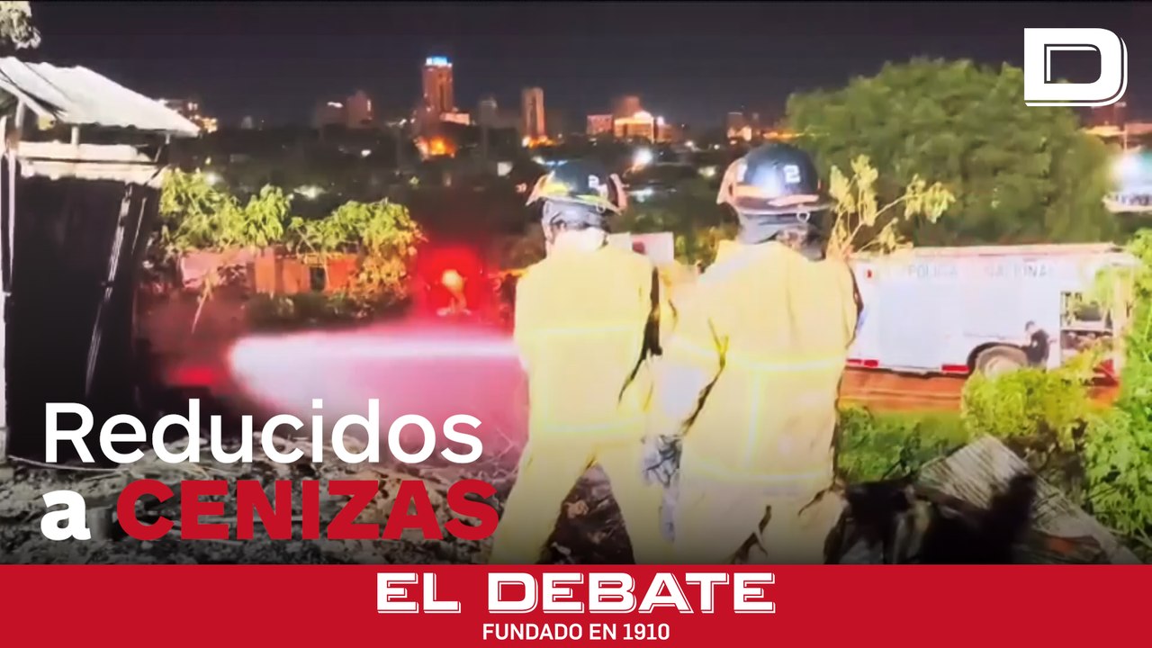 Un incendio en Paraguay deja treinta hogares reducidos a cenizas