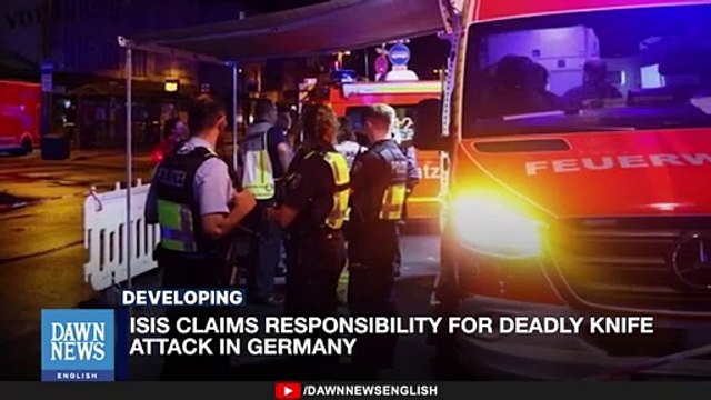 ISIS Claims Responsibility For Deadly Knife Attack In Germany | Dawn News English