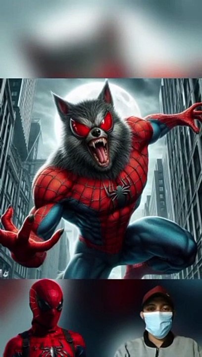 superheroes but werewolf part 1 ALL Characters (Marvel & DC) #avengers #dc #ai #shorts