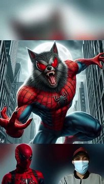 superheroes but werewolf part 1 ALL Characters (Marvel & DC) #avengers #dc #ai #shorts