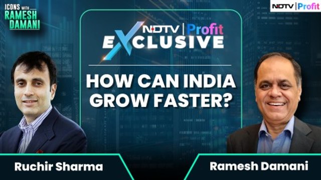 #NDTVProfitExclusive | Ruchir Sharma On Indian Economy | Icons With Ramesh Damani