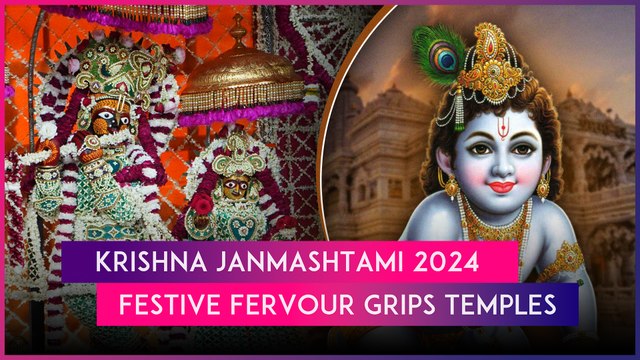 Krishna Janmashtami: Devotees Flock To Temples To Mark Lord Krishna’s Birthday, PM Extends Greetings