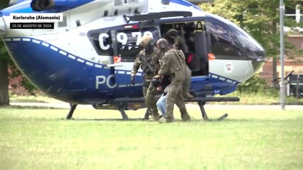 NO NO El sospechoso del apuñalamiento de Solingen llega a la fiscalía federal de Karlsruhe