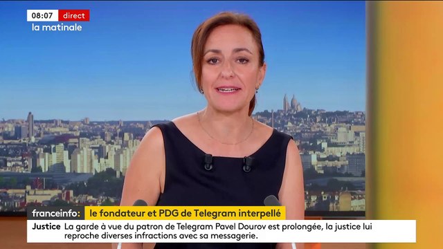 La garde à vue du patron de Telegram, Pavel Durov, a été prolongée hier soir, au lendemain de son interpellation dans un aéroport parisien