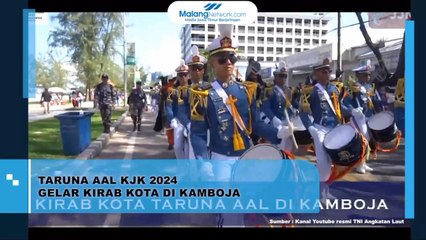 Taruna AAL KJK 2024 Gelar Kirab Kota di Kamboja