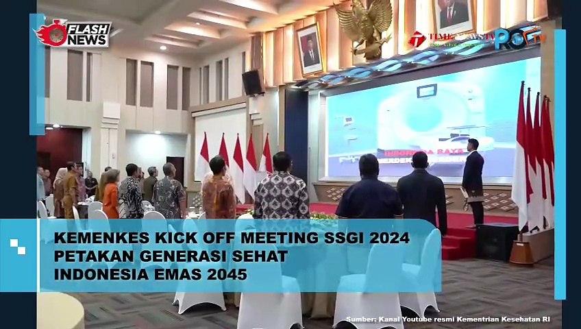 KEMENKES KICK OFF MEETING SSGI 2024 PETAKAN GENERASI SEHAT INDONESIA EMAS 2045