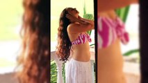 Hayee Garmi  Megha Shukla FlauNnts Her Huge Back In Pink B₹A & White Hotty Choli