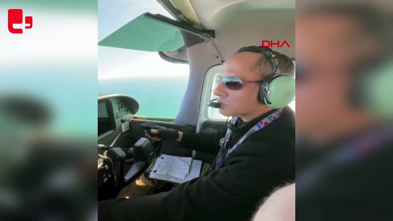 Eğirdir Gölü'nün yok oluşunu havadan görüntüledi