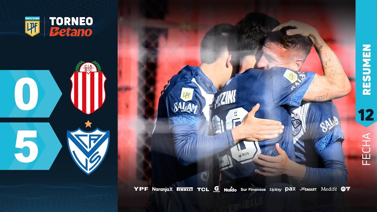 Barracas Central vs Vélez Sarsfield (0-5) | LPF 2024 | Fecha 12