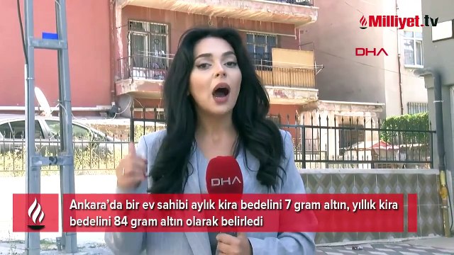 Ev sahibinden yeni yöntem! Ev sahibi, kira bedelini 'altın' olarak belirledi