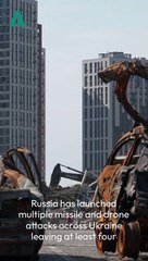 Russia Launches Widespread Missile and Drone Strikes Across Ukraine