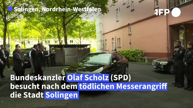 Scholz nach tödlichem Messerangriff in Solingen