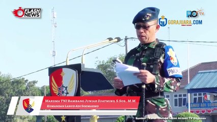 DANLANUD ADI SOEMARMO BUKA LATGANDA PRAJURIT SISWA SEMABA PK TNI AU ANGKATAN KE-53
