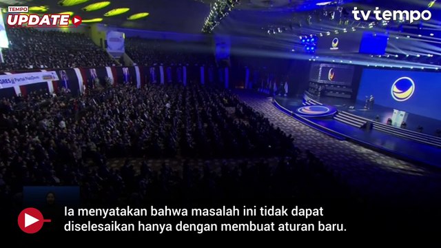 Di Depan Jokowi, Surya Paloh Singgung Sosok yang Coba Menyiasati Undang-undang