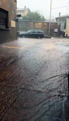 Maltempo a Gavirate, nel Varesotto