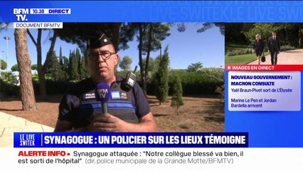 Incendie de la synagogue de La Grande-Motte: "la peur" d'un policier pour son collègue lors de l'intervention