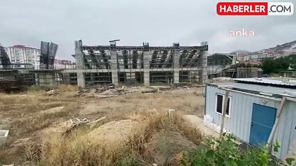 Yozgat'ta Yarım Kalmış Stadyum İnşaatına Tepkiler Devam Ediyor