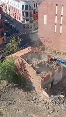 Derribo del chalé de Los Osorios