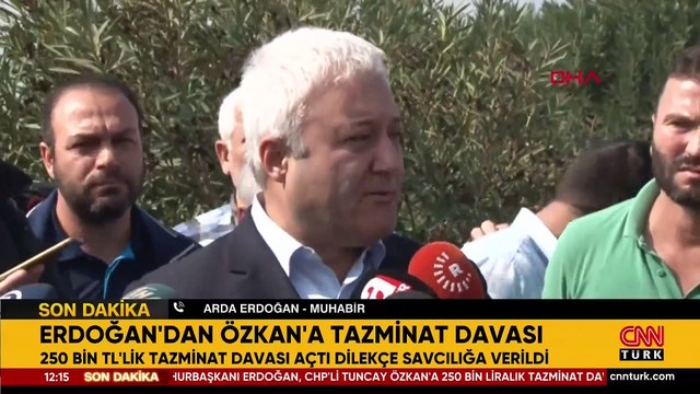 SON DAKİKA... Cumhurbaşkanı Erdoğan'dan CHP'li Tuncay Özkan'a tazminat davası