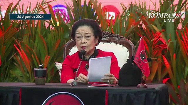 [FULL] Pidato Megawati Saat Pengumuman Bakal Calon Kepala Daerah PDIP: MK Punya Hati Nurani