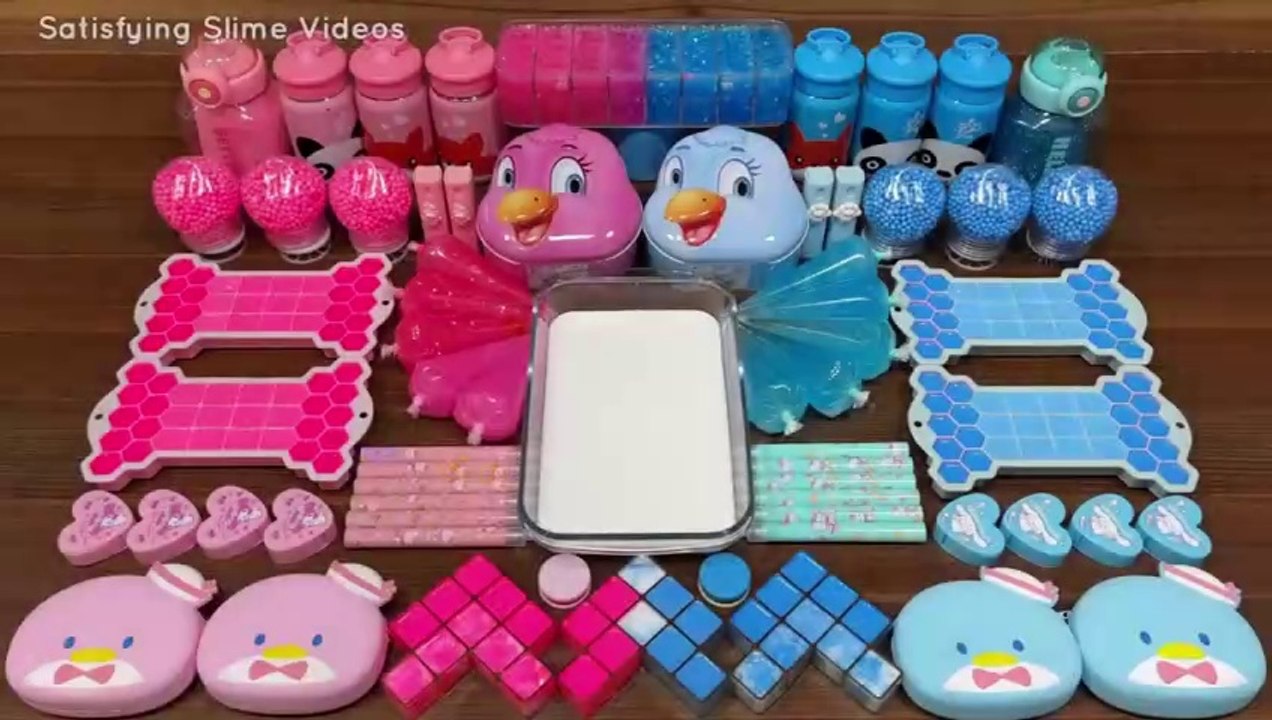 Mixing makeup clay and more into Glossy Slime
