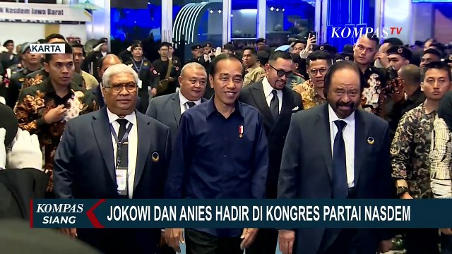 Kala Surya Paloh Ucapkan 'Terima Kasih' ke Presiden Jokowi di Kongres Nasdem