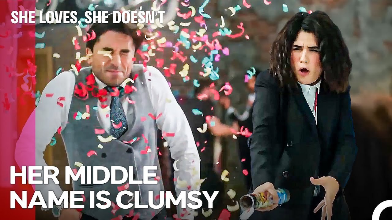 She Pops the Confetti in His Face - She Loves S...