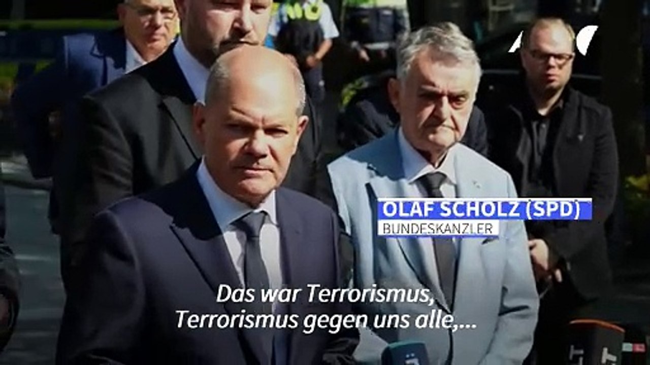 Scholz: Anschlag von Solingen war 'Terrorismus gegen uns alle'