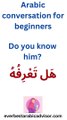 Arabic conversation for beginners 6