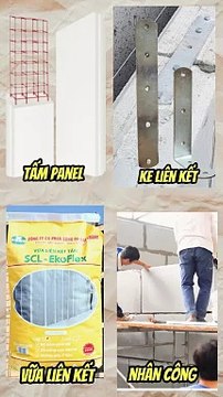 Tính chi phí cho xây dựng tường bằng tấm panel bê Tông khí chưng áp