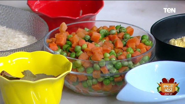 طريقة عمل أرز مبهر بالخضار مع الشيف فيفيان فريد