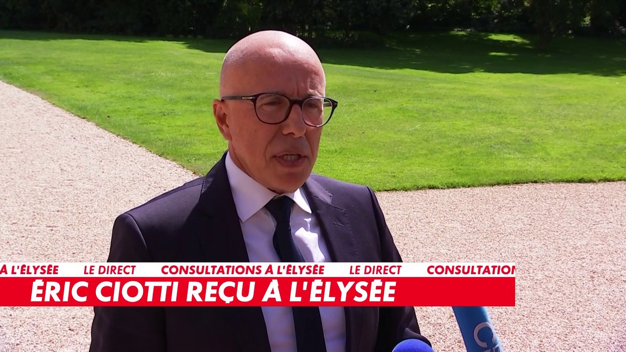 Eric Ciotti : «La seule alternative possible, c'est l'union des droites»